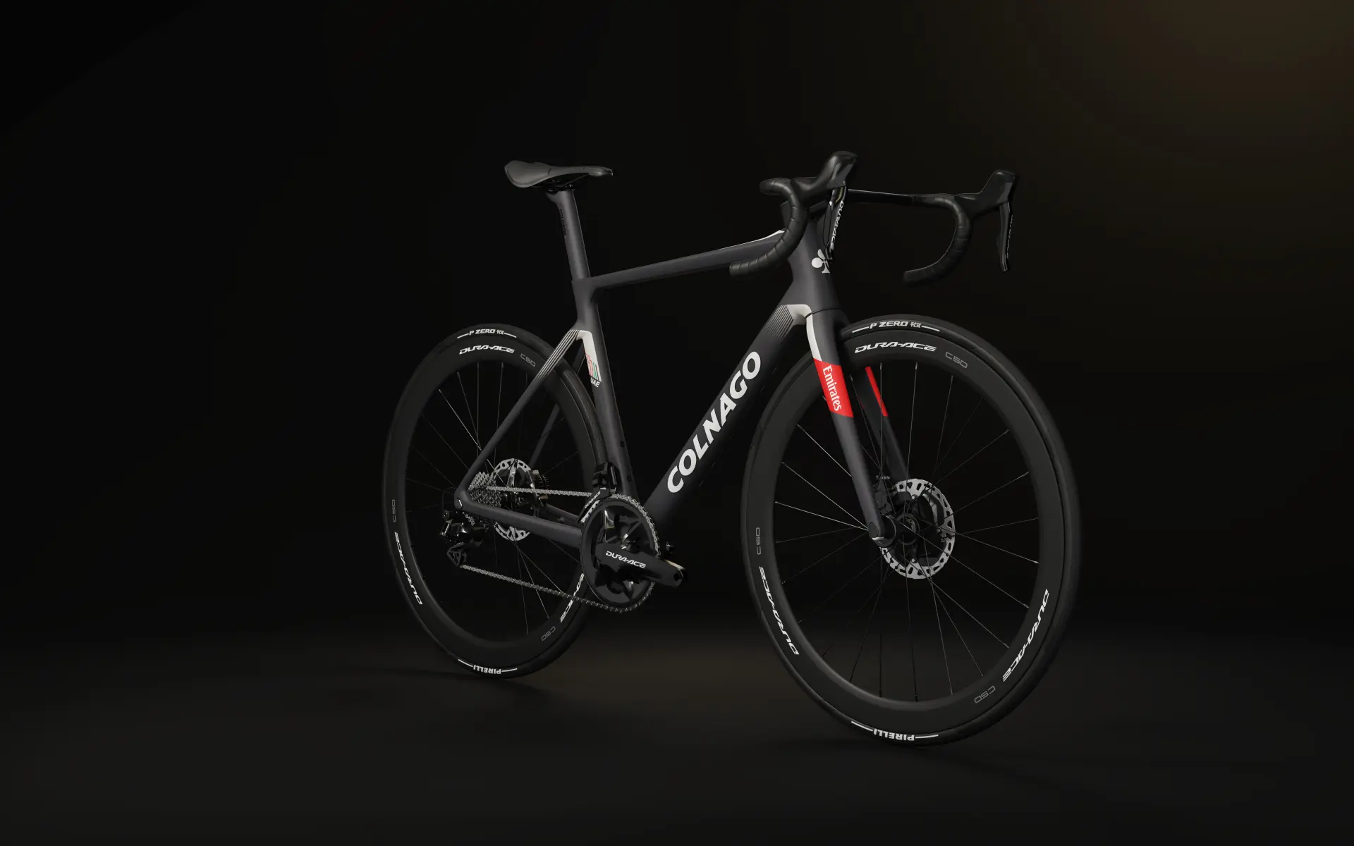 COLNAGO V4RS - Dura Ace Di2 mit Powermeter - Wheels: Dura Ace C50 WH-R9270
