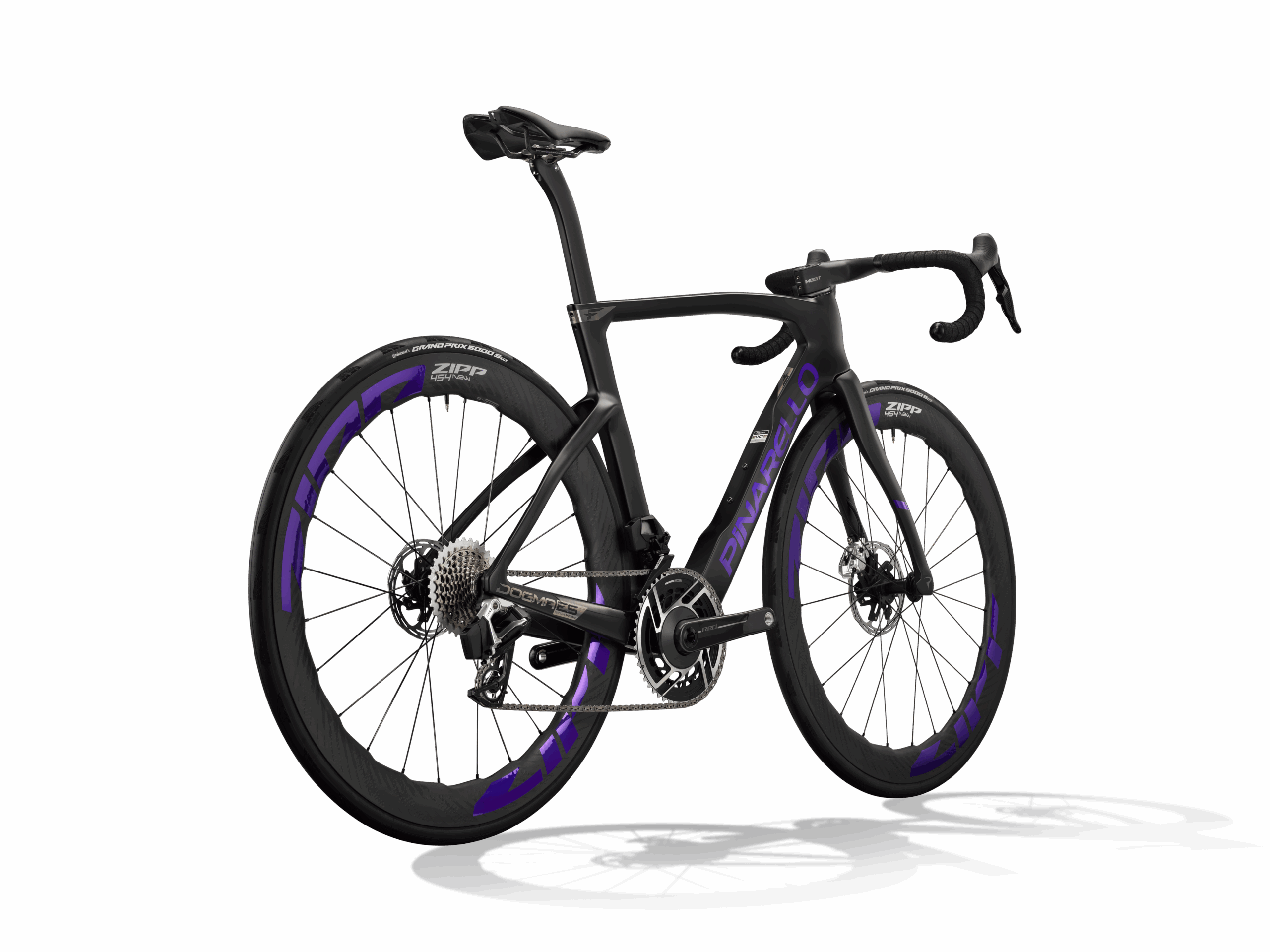 Pinarello DOGMA F EDIZIONE SPECIALE TISSOT - SRAM RED ETAP AXS - Wheels: Zipp WH454 NSW – Bild 3