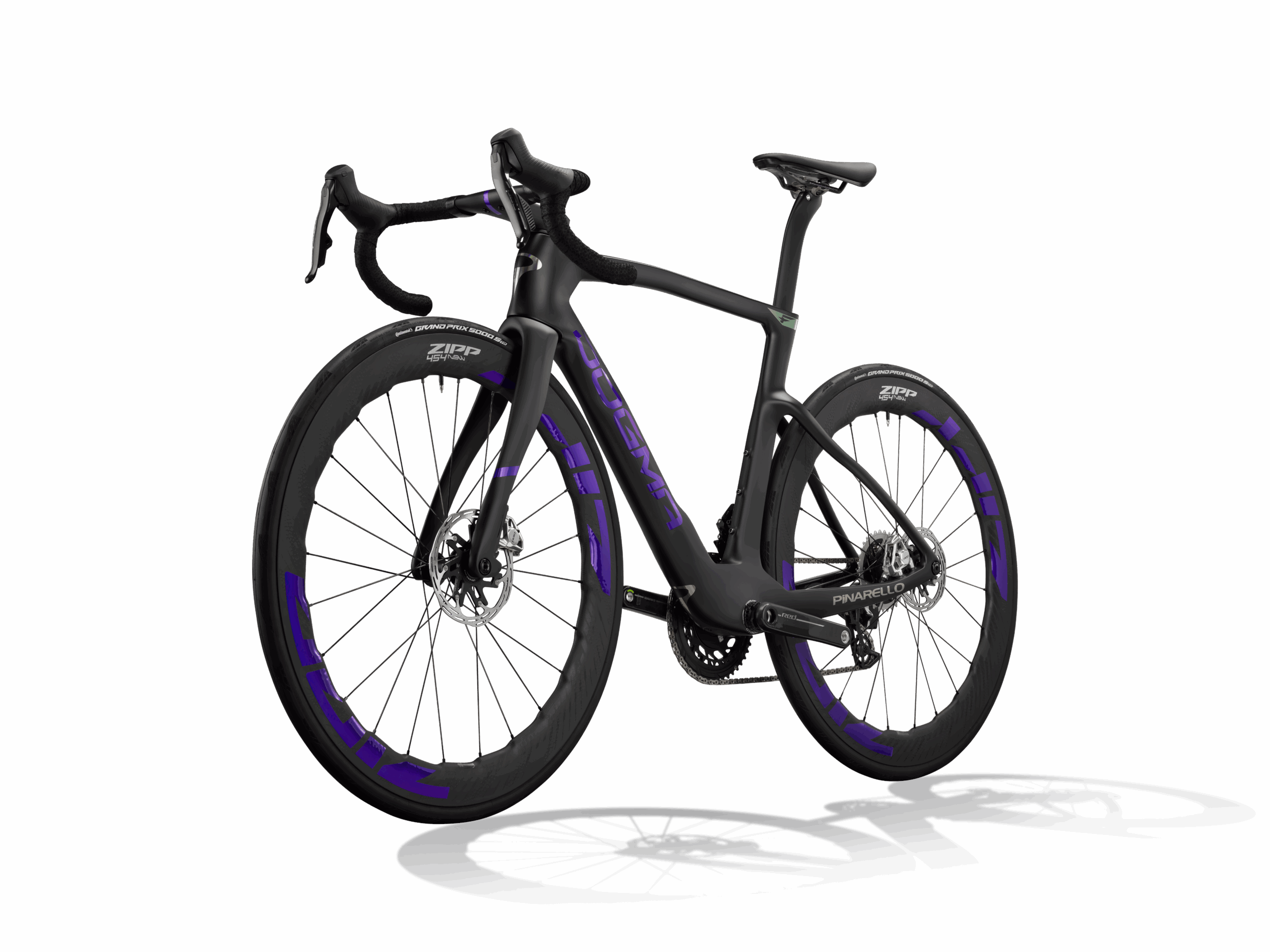 Pinarello DOGMA F EDIZIONE SPECIALE TISSOT - SRAM RED ETAP AXS - Wheels: Zipp WH454 NSW – Bild 2