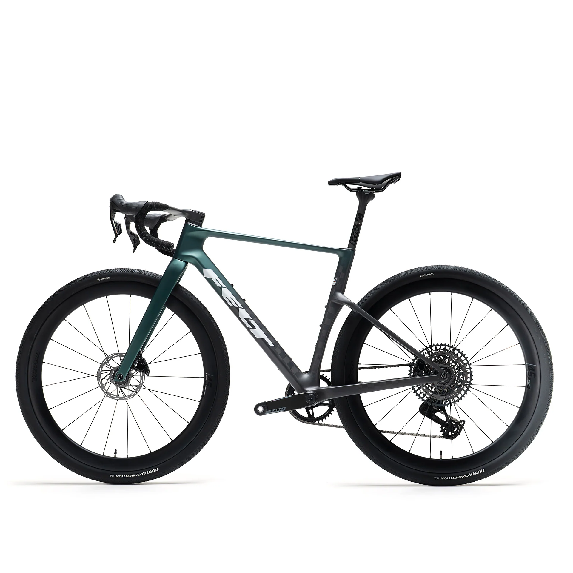 FELT Breed | PRO SRAM FORCE XPLR PWR (FRD 12k / Matte Green Earth) – Bild 4