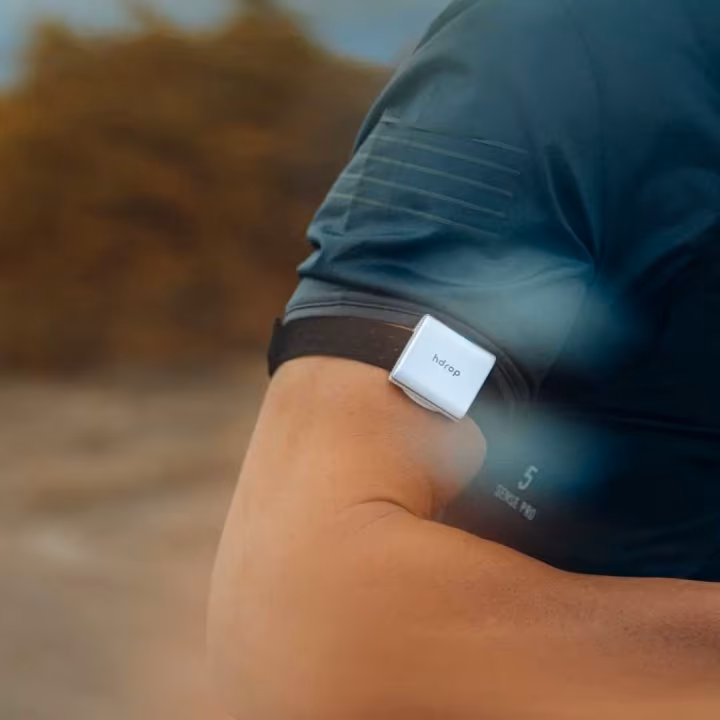 hDrop Gen 2 Tragbarer Hydration-Sensor (Triathlon/Running/Marathon) – Bild 4