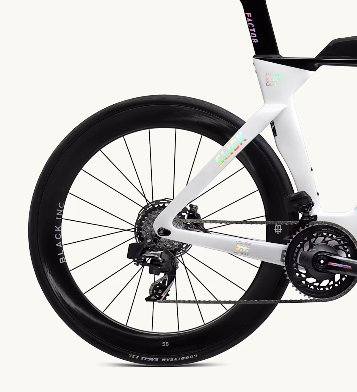 FACTOR - Slick 2.0 Carbon TT Triathlonrad (Sram Force / Powermeter) – Bild 10